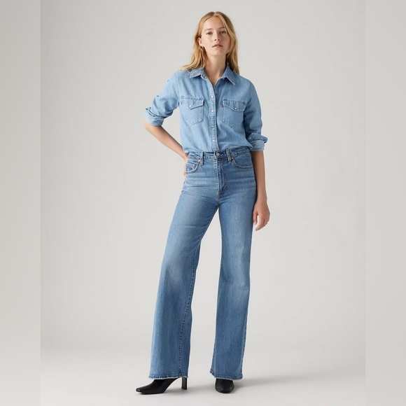 NWOT Ribcage bell jeans - 26 waist 32 length - Picture 5 of 9